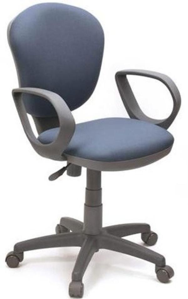 Кресло Chairman CH 690 15-41, серый, пружинный механизм постоянной поддержки спины BS, ролики-эластичный пластик, подлокотники закругленные, крестовина-пластик, регулировка высоты-газлифт, до 100кг