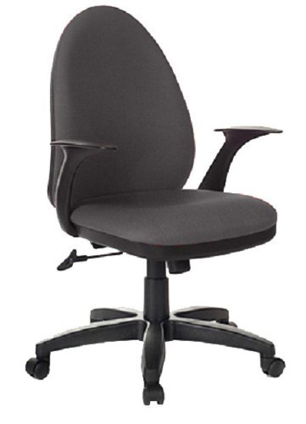 Кресло Chairman CH 805 SX79-14, серый, акрил, механизм качания TMF, эргономичный дизайн, Т-образные подлокотники, крестовина-пластик, регулировка высоты сиденья - газлифт, до 100кг