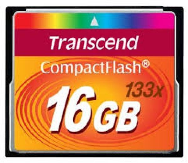 Карта памяти CompactFlash 16GB Transcend TS16GCF133, 133x