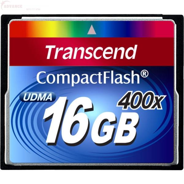 Карта памяти CompactFlash 16GB Transcend TS16GCF400, 400x