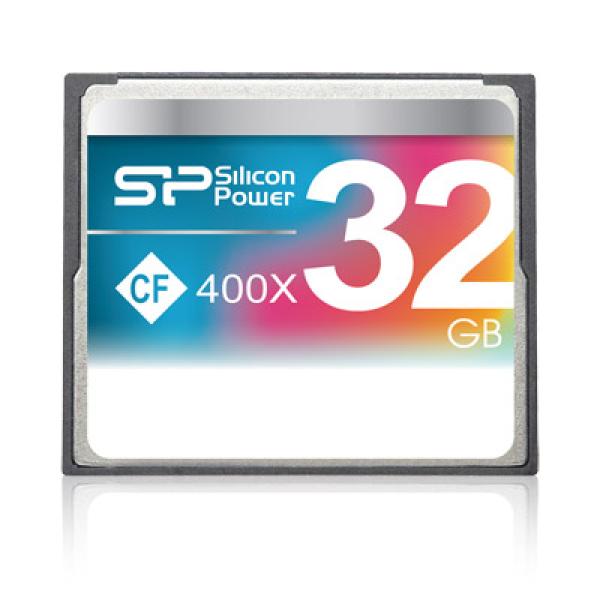 Карта памяти CompactFlash 32GB Silicon Power SP032GBCFC400V10, High-Speed, 400x