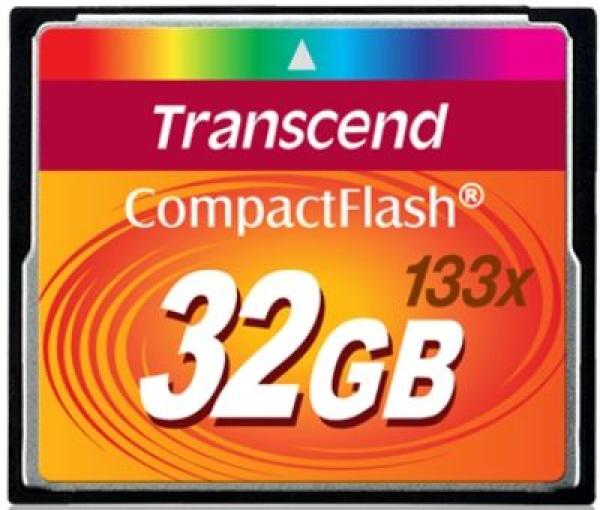 Карта памяти CompactFlash 32GB Transcend TS32GCF133, 133x