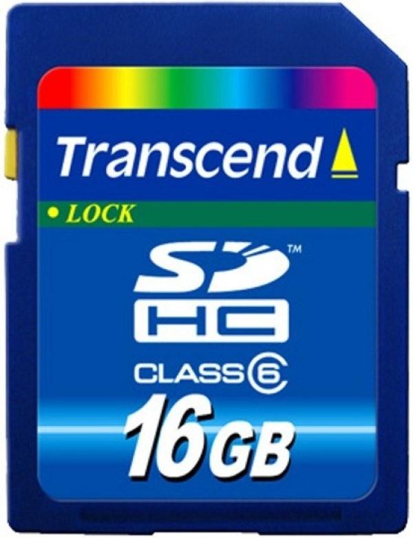 Карта памяти SDHC 16GB Transcend TS16GSDHC6, class 6