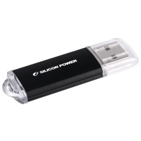 Флэш-накопитель USB2.0  32GB Silicon Power Ultima II SP032GBUF2M01V1K, черный
