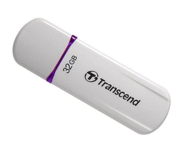 Флэш-накопитель USB2.0  32GB Transcend JetFlash 620 TS32GJF620, High-Speed, 32/18МБ/сек, белый