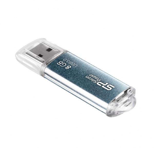 Флэш-накопитель USB3.0   8GB Silicon Power Marvel M01 SP008GBUF3M01V1B, голубой