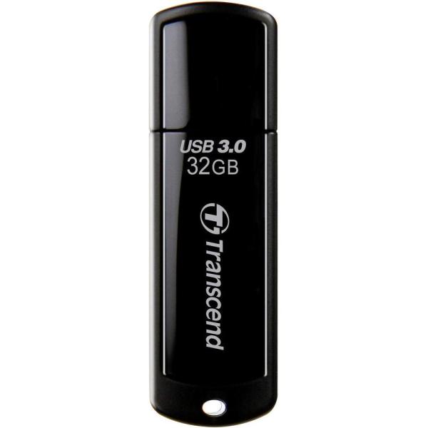 Флэш-накопитель USB3.0  32GB Transcend Jet Flash 700 TS32GJF700, High-Speed, 70/18МБ/сек, черный