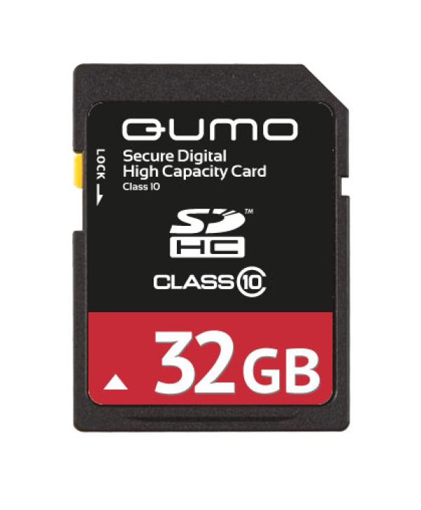 Карта памяти SDHC 32GB QUMO, class 10