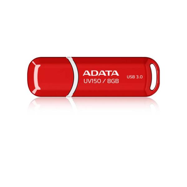 Флэш-накопитель USB3.0   8GB A-Data UV150 AUV150-8G-RRD, красный-белый