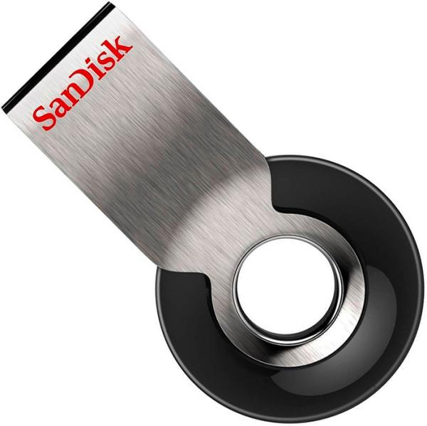 Флэш-накопитель USB2.0   8GB SanDisk CZ58 Cruzer Orbit SDCZ58-008G-B35, черный, стильный дизайн