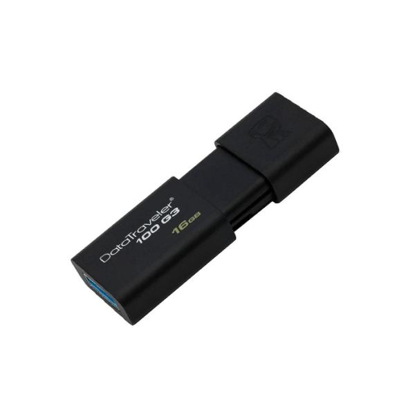 Флэш-накопитель USB3.0  16GB Kingston Data Traveler DT100G3/16GB, черный
