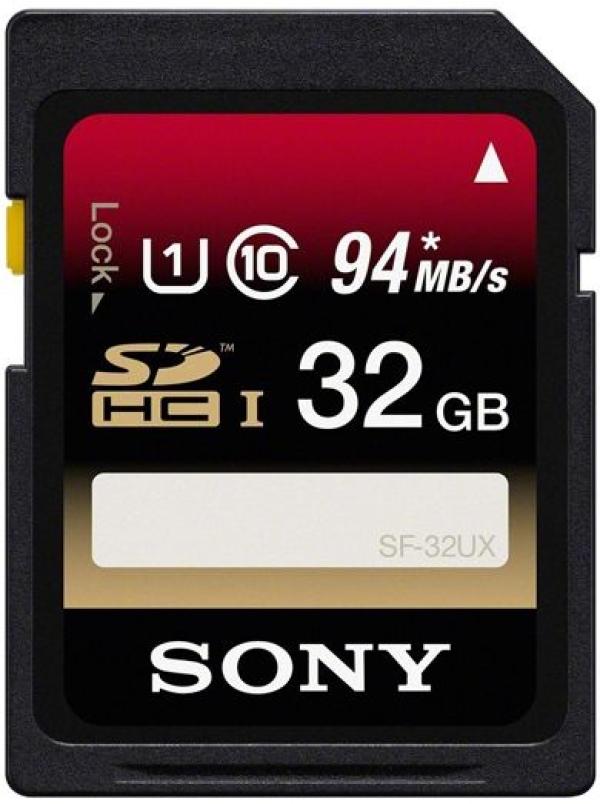 Карта памяти SDHC 32GB Sony SF32UXT, class 10, UHS-I