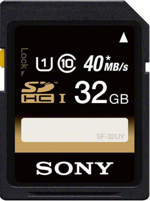 Карта памяти SDHC 32GB Sony SF32UYT, class 10, UHS-I