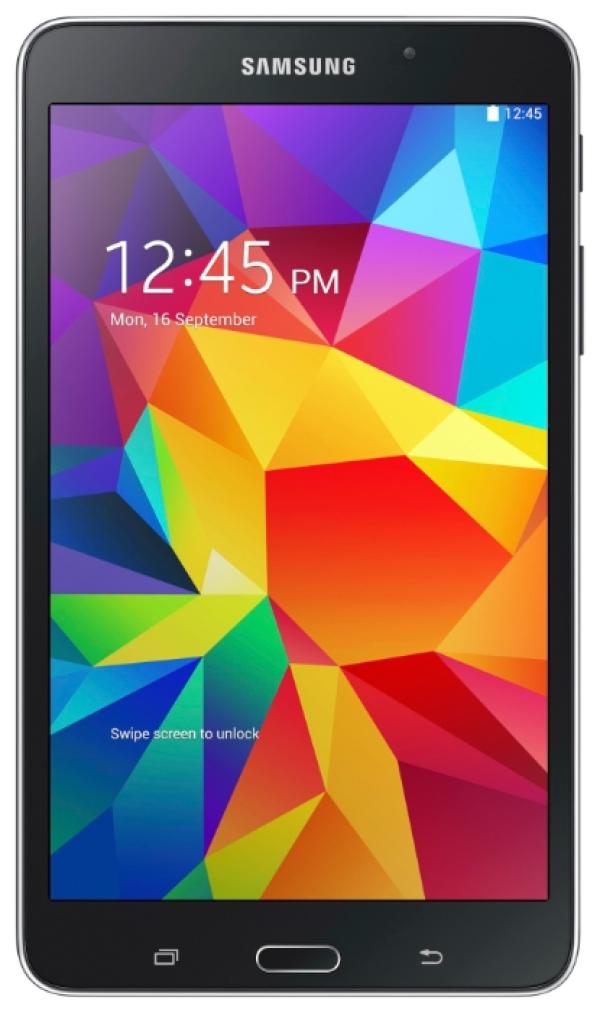 Планшет  7" Samsung Galaxy Tab 4 (SM-T231), 1280*800, Samsung 1.2ГГц, 8GB, 3G, GPS, BT, WiFi, SD-micro, 2 камеры 3/1.3Мпикс, Android 4.2, 107*186*9мм 281г, 10ч, черный