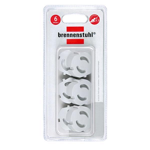 Заглушка для евророзетки Brennenstuhl 1164480, прозрачный, 6шт