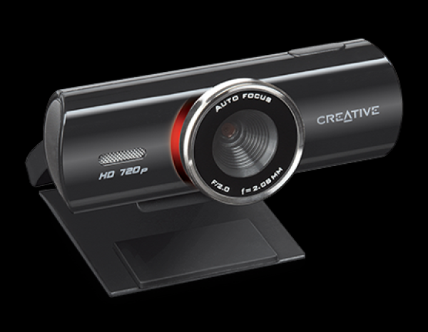Видеокамера USB2.0 Creative Live! Cam Connect HD, 1280*720, до 30fps, крепление на монитор, автофокус, встр. микрофон, черный, 73VF075000001