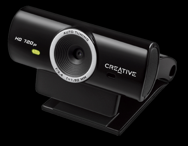 Видеокамера USB2.0 Creative Live! Cam SYNC HD, 1280*720, до 30fps, крепление на монитор, встр. микрофон, черный, 73VF077000001