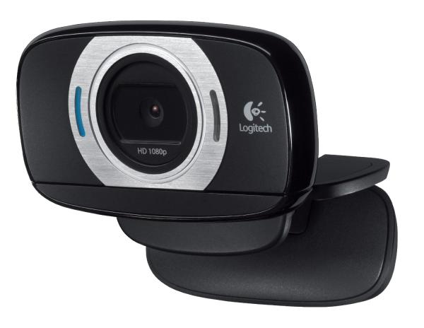 Видеокамера USB2.0 Logitech HD Webcam C615, 1920*1080, крепление на монитор, складная подставка, поворот, автофокус, встр. микрофон, черный-серебристый, 960-000737