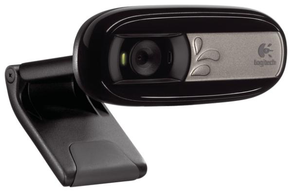 Видеокамера USB2.0 Logitech Webcam C170, 640*480, до 30fps, крепление на монитор, встр. микрофон, черный, 960-000760/000957