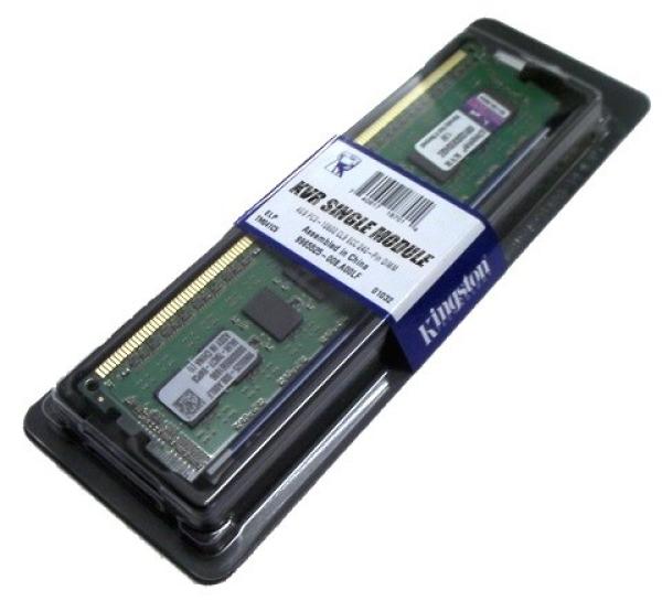 Оперативная память DIMM DDR3 ECC 4GB, 1600МГц (PC12800) Kingston KVR13LE9S8/4, 1.35В, retail
