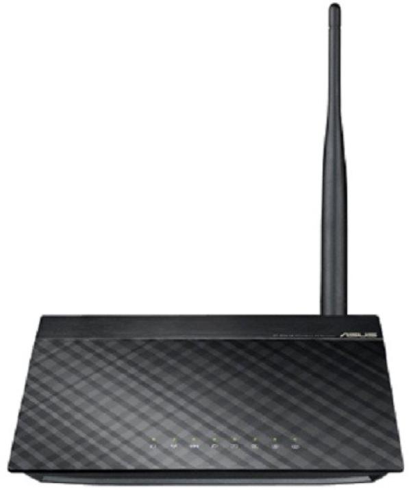 Маршрутизатор WiFi ASUS RT-N10E, 4*RJ45 LAN 100Мбит/с, 1*RJ45 WAN 100Мбит/с, 802.11n 150Мбит/с, 2.4ГГц, VPN-клиент, Firewall