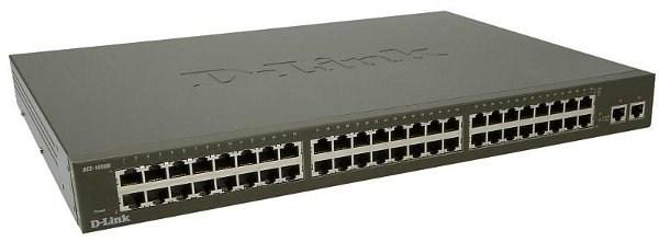 Коммутатор неуправляемый D-Link DES-1050G, 48*RJ45 LAN 100Мбит/с, 2*RJ45/SFP 1Гбит/с, 19"