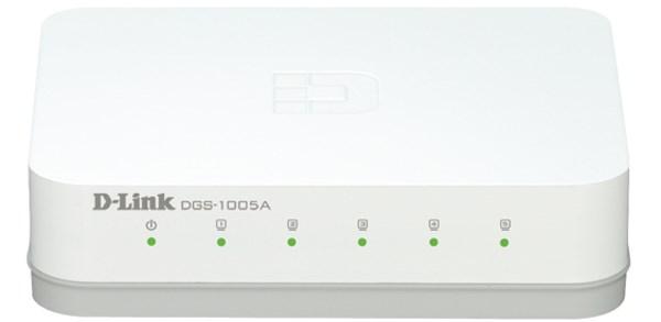 Коммутатор неуправляемый D-Link DGS-1005A/С1A/C1B, 5*RJ45 LAN 1Гбит/с