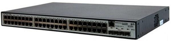 Коммутатор управляемый HP V1910-48G Switch JE009A, 48*RJ45 1Гбит/с, 4*SFP 1Гбит/с, L2/L3, 19"