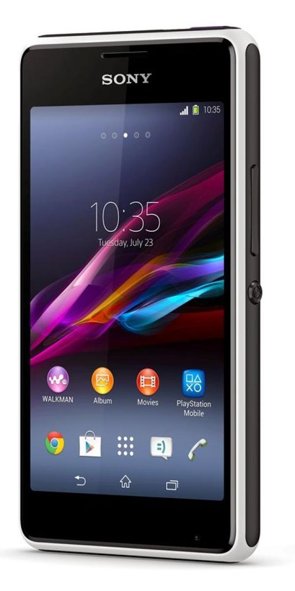 Смартфон Sony Xperia E1 (D2005), 2*1.2ГГц, 4GB, 4" 800*480, SD-micro, GSM/3G, GPS, BT, WiFi, G-sensor, радио, камера 3Мпикс, белый
