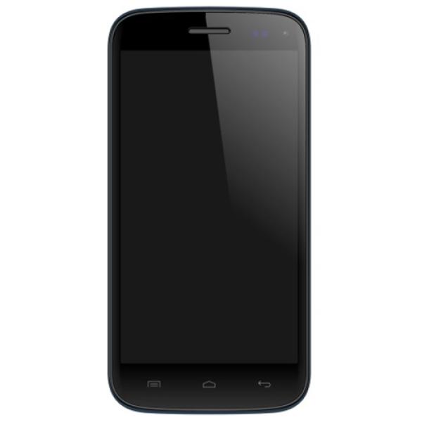 Смартфон 2*sim Micromax A200 Canvas Turbo Mini, 4*1.3ГГц, 4GB, 4.7" 1280*720, SD-micro, GSM/3G, GPS, BT, WiFi, G-sensor, радио, 2 камеры 8/5Мпикс, Android 4.2, 67.5*137.5*7.8мм, 110г, синий