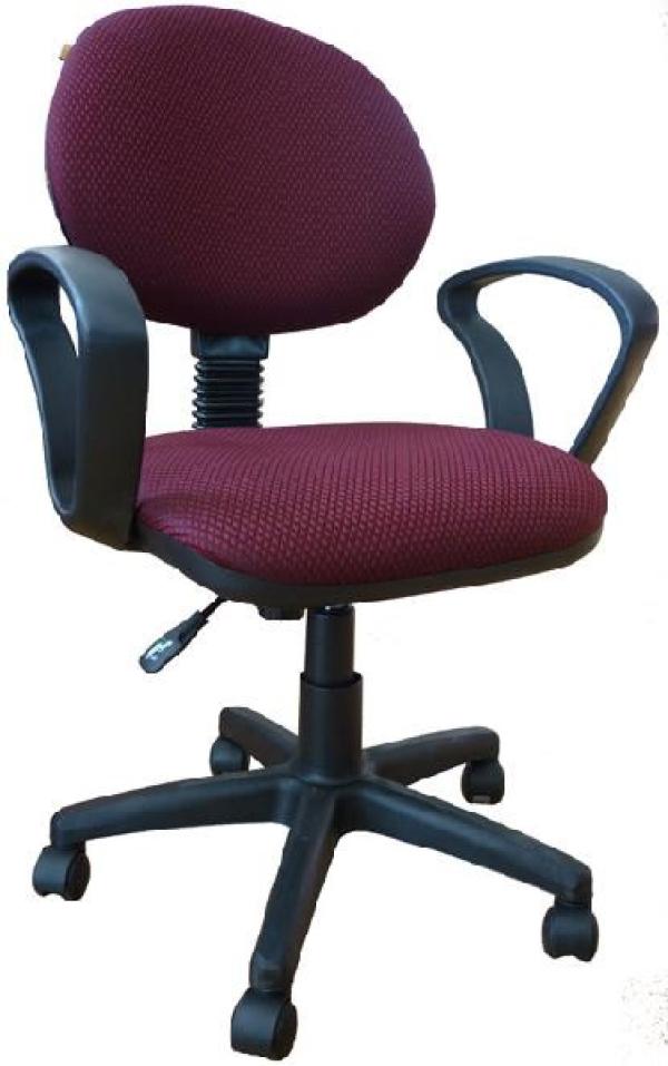 Кресло Chairman CH 682 JP 15-6, черный-красный, пружинный механизм постоянной поддержки спины BS, закругленные подлокотники, крестовина - пластик, регулировка высоты сиденья - газлифт, до 100кг