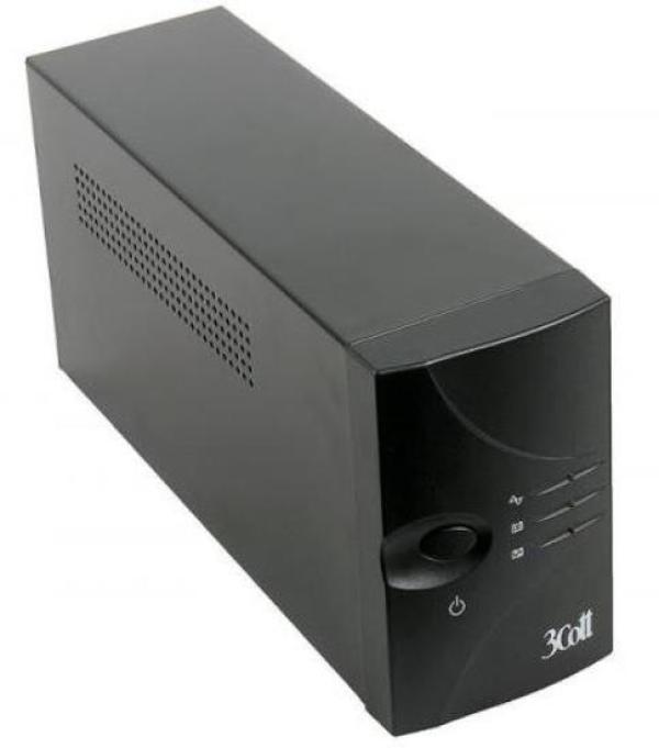 ИБП 3Cott 3C-850-MCI, черный, 4 выхода, AVR, холодный старт
