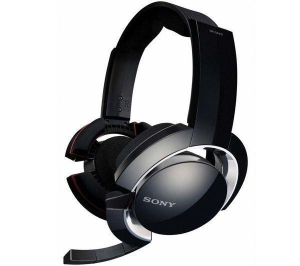 Наушники с микрофоном проводные дуговые открытые Sony DR-GA200 черный
