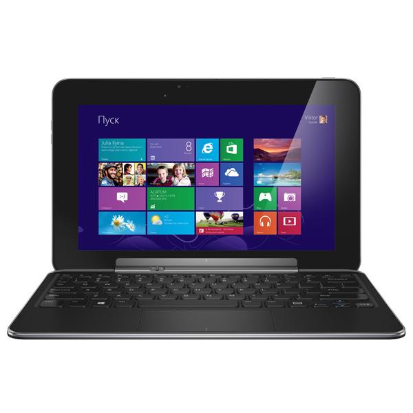 Планшет 10.1" Dell XPS 10 Tablet (6225-8264), 1366*768, Qualcomm 1.5ГГц, 64GB, BT, WiFi, SD-micro, miniHDMI, 2 камеры 5/2 Мпикс, W8RT, док-станция, клавиатура, 275*177*9мм 635г, 10.5ч, черный
