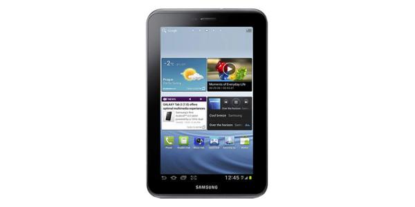 Планшет  7" Samsung Galaxy Tab 2 7.0 (GT-P3100TSESER), 1024*600, TI 1ГГц, 16GB, 3G, GSM, GPS, BT, WiFi, SD-micro, 2 камеры 3/0.3Мпикс, Android 4.0, 122*194*11мм 344г, 40ч, серебристый