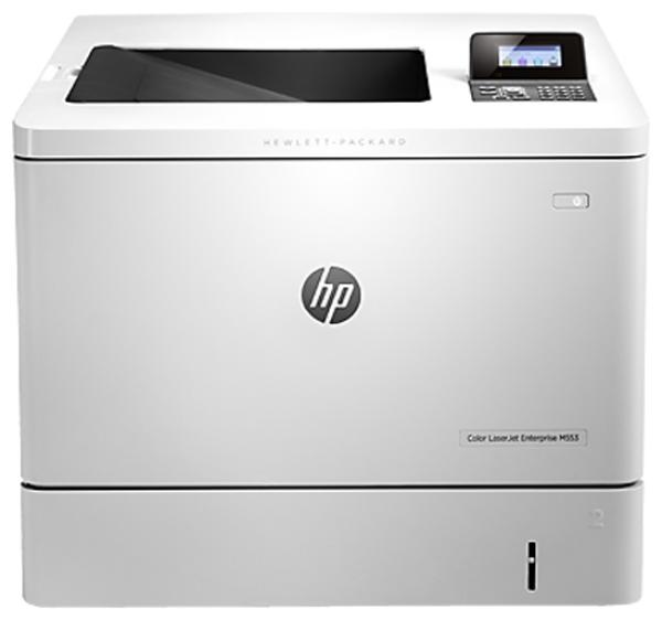 Принтер лазерный цветной HP Color LaserJet Enterprise M553dn (B5L25A), A4, 1200dpi, 38/38стр/мин, 1Gb, LAN, USB2.0, дуплекс, ЖК дисплей, 80000стр/мес