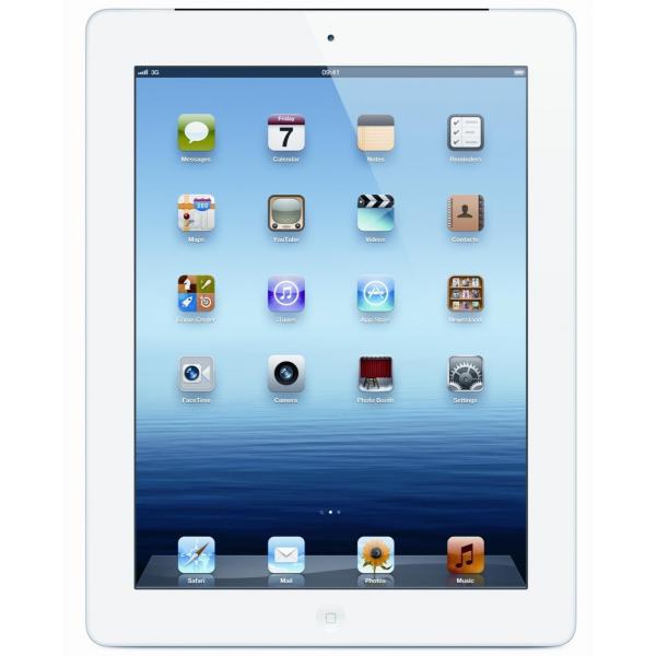 Планшет  9.7" Apple iPad Retina (MD515), 2048*1536, A6X 1.4ГГц, 64GB,  BT, WiFi, 2 камеры 5/1.2Мпикс, 186*241*9мм 652г, 10ч, белый
