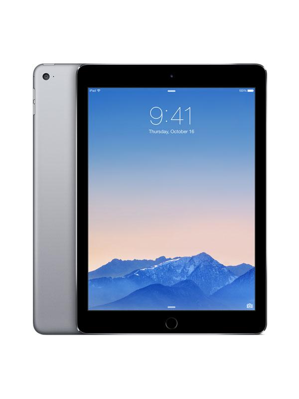 Планшет  9.7" Apple iPad Air 2 (MGTX2RU/A), 2048*1536, A8X 1.5ГГц, 128GB, BT, WiFi, 2 камеры 8/1.2Мпикс, 169.5*240*6.1мм 437г, 10ч, серый