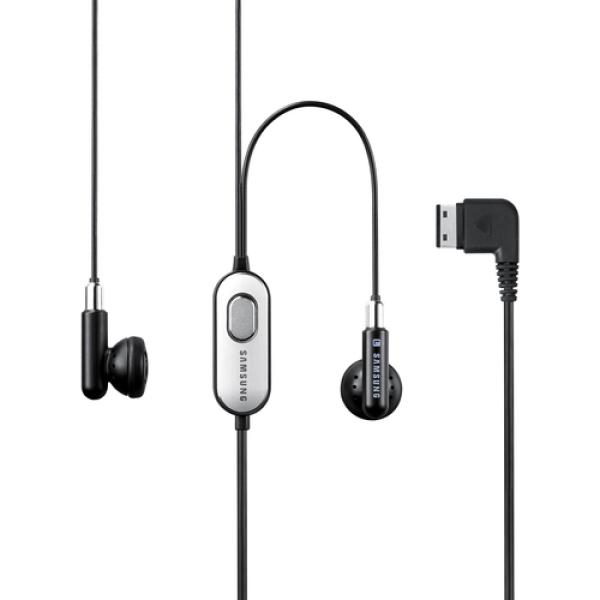 Наушники с микрофоном проводные вставные Samsung AAEP407SBECSTD, 20..20000Гц, кабель 1.2м, динамические, черный-серебристый