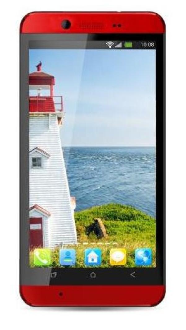 Смартфон 2*sim Ginzzu S4710, 4*1.3ГГц, 4GB, 4.7" 960*540, SD-micro/SDHC-micro, GSM/3G, GPS, BT, WiFi, G-sensor, радио, 2 камеры 8/1.3Мпикс, Android 4.2, 69.5*137.4*9.3мм 153г, красный