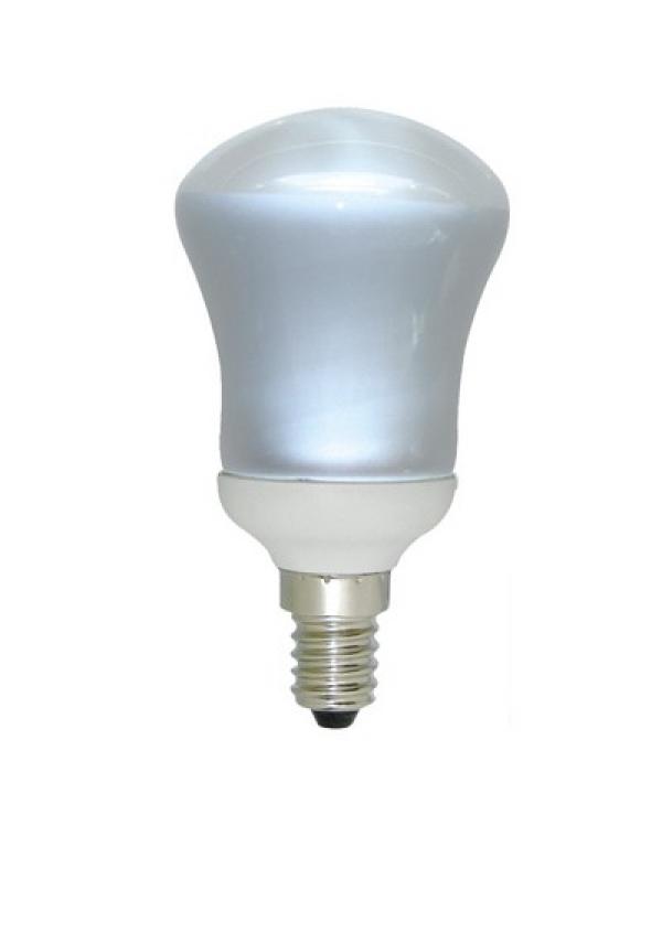 Лампа E14/R50 зеркальная энергосберегающая Ecola EIR/M G4BW07ECC, 7/35Вт, теплый белый, 2700К,  220В, 220 Люмен, 8000ч, рефлектор 50мм