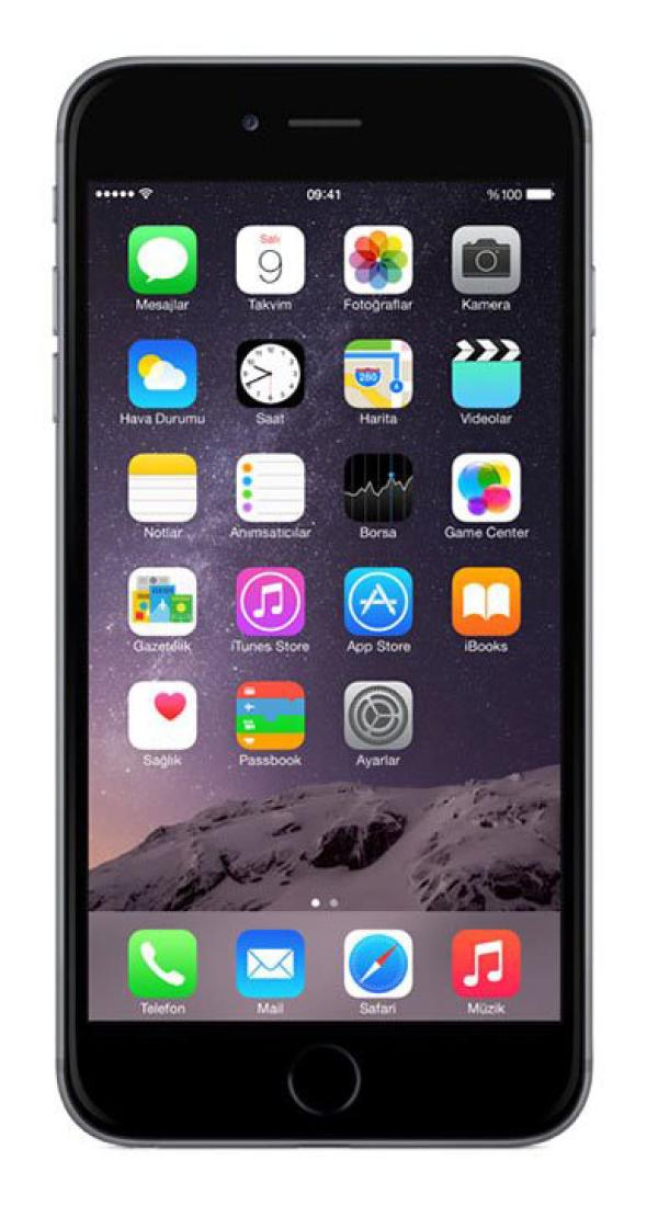 Смартфон Apple iPhone 6 Plus (MGA82RU/A), 2*1.4ГГц, 16GB, 5.5" 1920*1080, GSM/3G/4G, GPS, BT, WiFi, NFC, G-sensor, 2 камеры 8/1.2Мпикс, 77.8*158.1*7.1мм 172г, 384/24ч, серый