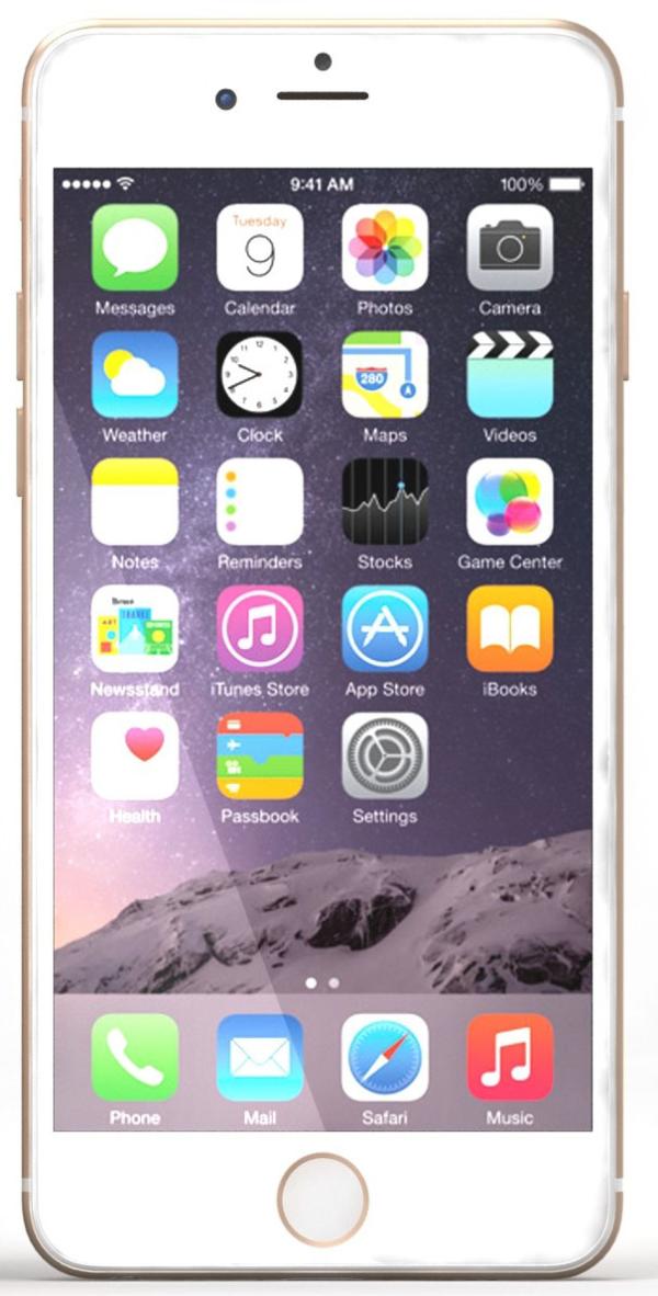 Смартфон Apple iPhone 6 Plus (MGAA2RU/A), 2*1.4ГГц, 16GB, 5.5" 1920*1080, GSM/3G/4G, GPS, BT, WiFi, NFC, G-sensor, 2 камеры 8/1.2Мпикс, 77.8*158.1*7.1мм 172г, 384/24ч, золотистый