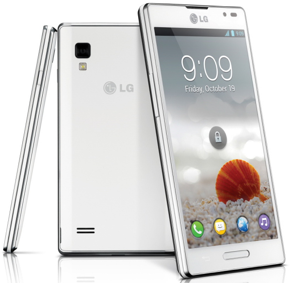 Смартфон LG L7 (P705), 1*1ГГц, 4GB, 4.3" 800*480, SD-micro, GSM/3G, BT, WiFi, G-sensor, радио, камера 5Мпикс, Android 4.0, 67*126*9мм 122г, 700/10.5ч, белый
