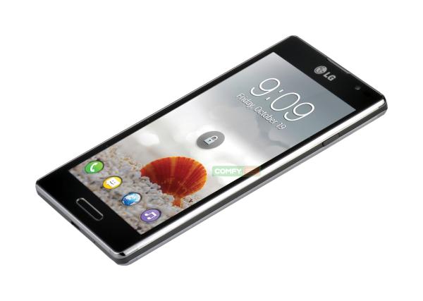 Смартфон LG L9 (P765), 2*1ГГц, 4GB, 4.7" 960*540, SD-micro, GSM/3G, GPS, BT, WiFi, G-sensor, радио, 2 камеры 5/1.3Мпикс, Android 4.0, 68*132*9мм 125г, 791/16.5ч, черный