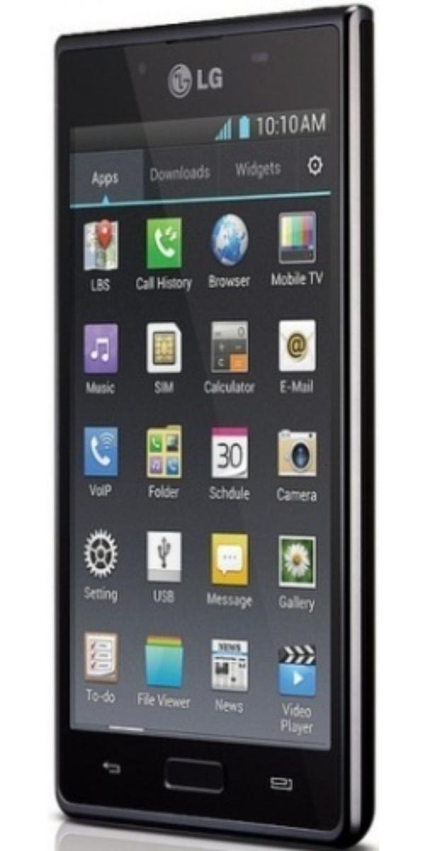 Смартфон LG L7 (P705), 1*1ГГц, 4GB, 4.3" 800*480, SD-micro, GSM/3G, BT, WiFi, G-sensor, радио, камера 5Мпикс, Android 4.0, 67*126*9мм 122г, 700/10.5ч, черный