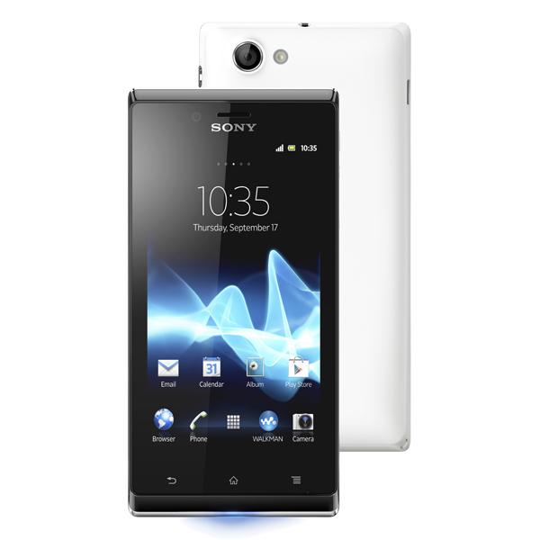 Смартфон Sony ST26i Xperia J, 1*1ГГц, 4GB, 4" 854*480, SD-micro, GSM/3G, GPS, BT, WiFi, G-sensor, радио, 2 камеры 5/0.3Мпикс, Zoom 4x, Android 4.1, 61*124*9мм 124г, 618/7.3ч, белый