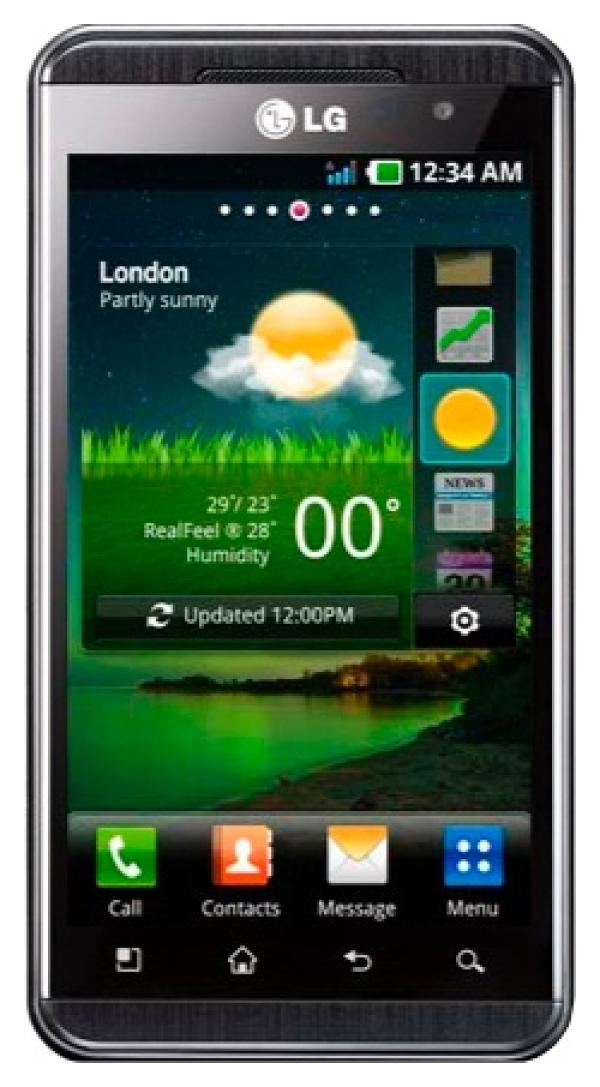 Смартфон LG Optimus 3D (P920), 2*1ГГц, 8GB, 4.3" 800*480, SD-micro, GSM/3G, BT, WiFi, G-sensor, радио, камера 5Мпикс, Android 2.2, 68*128*12мм 168г, 100/4ч, черный