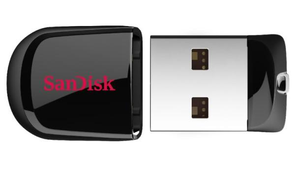Флэш-накопитель USB2.0  32GB SanDisk CZ33 Cruzer Fit SDCZ33-032G-B35, черный, компактный, стильный дизайн