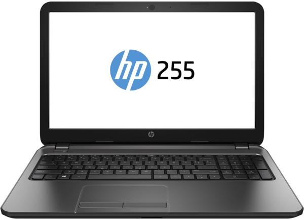 Ноутбук 15" HP 255 G3 (L8A57ES), AMD E1-2100 1.0 2GB 500GB HD8210 DVD-RW 2*USB2.0/USB3.0 LAN WiFi BT HDMI камера SD 2.23кг W8.1 черный